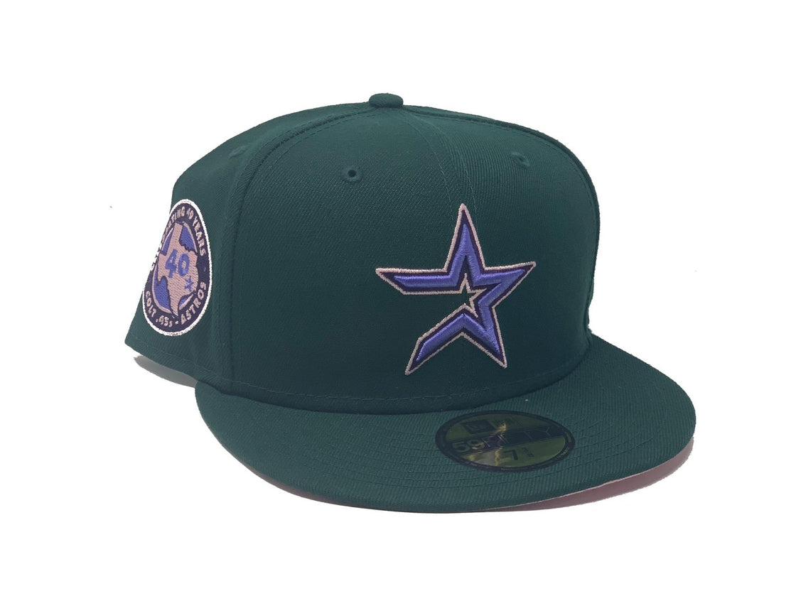 Dark Green Houston Astros 40th Anniversary New Era Fitted Hat