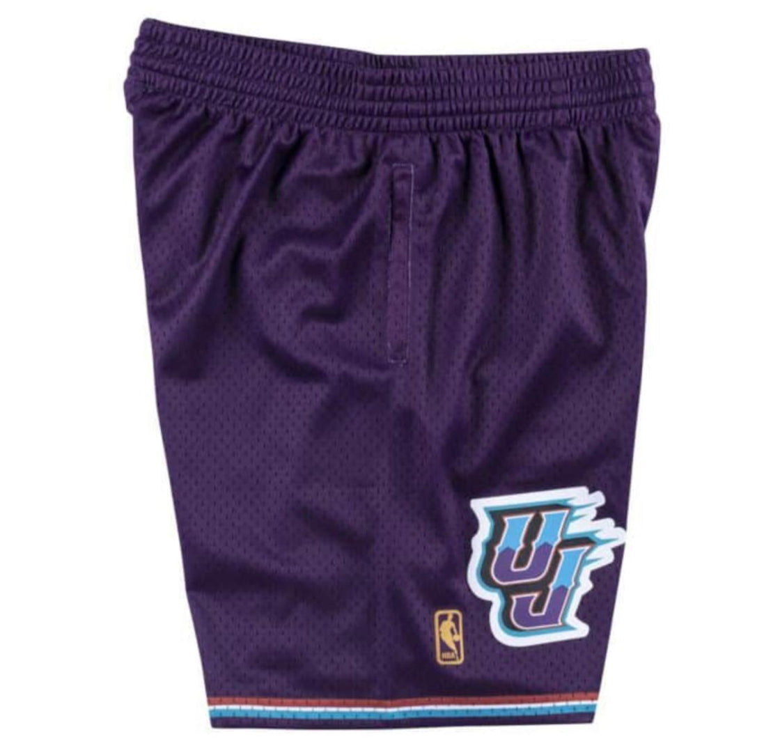 Mitchell and Ness Utah Jazz Purple NBA Swingman purple Shorts