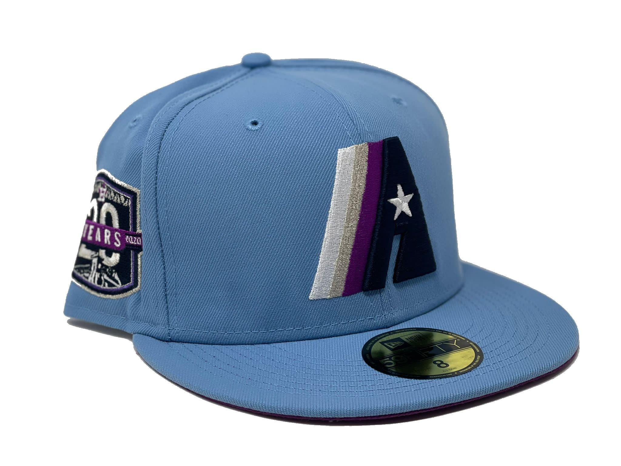 Astros blue/baby blue New Era Fitted Hat – BeisbolMXShop