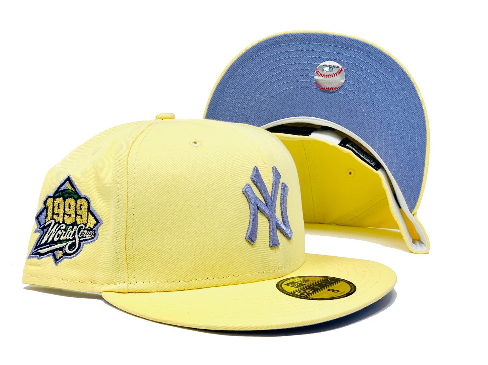 New era MLB Team Logo New York Yankees Sleeveless T-Shirt Yellow