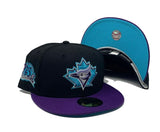 Black Toronto Blue Jays 25th Anniversary Galaxy Collection Fitted