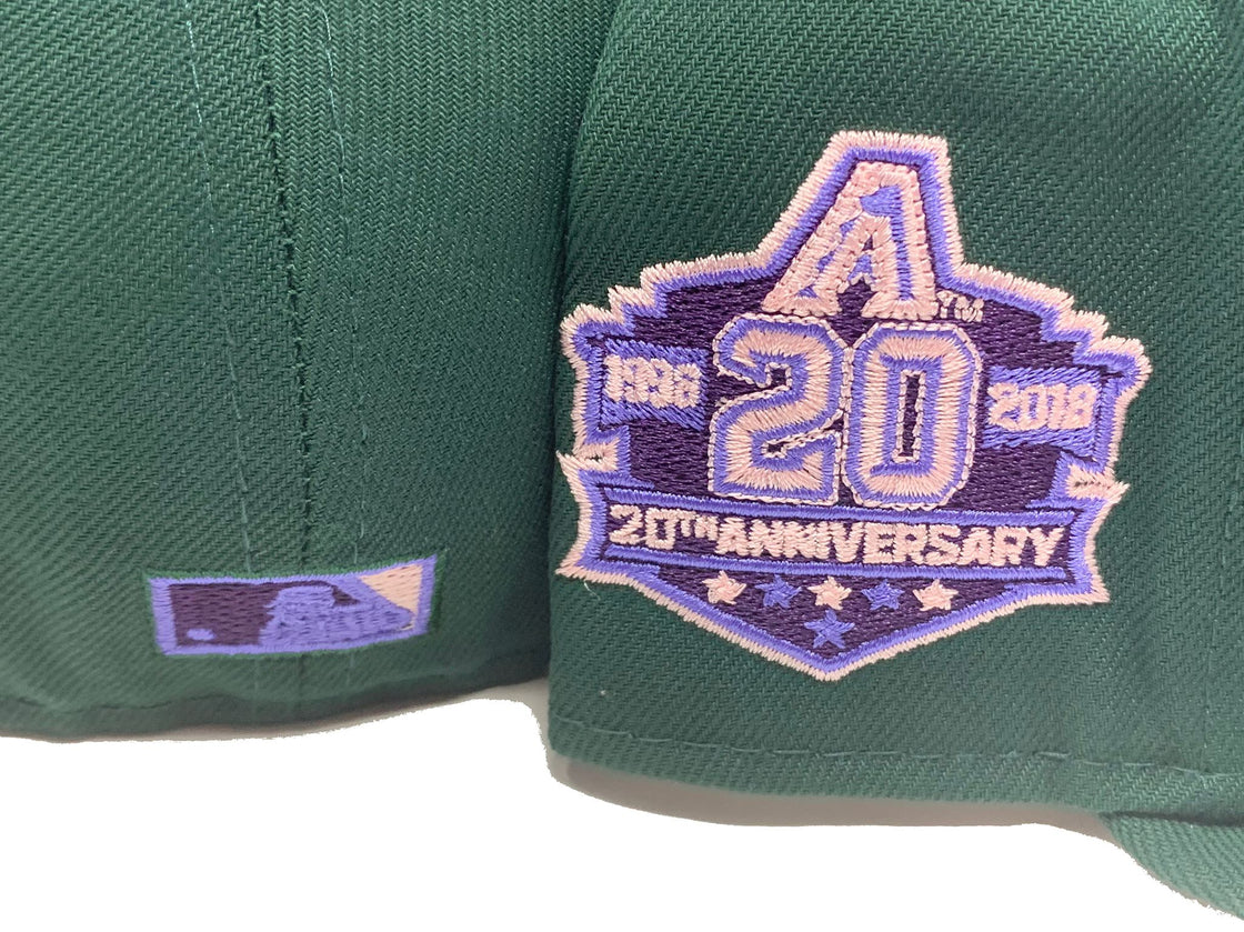 Green Arizona Diamondbacks 20th Anniversary New Era Fitted Hat