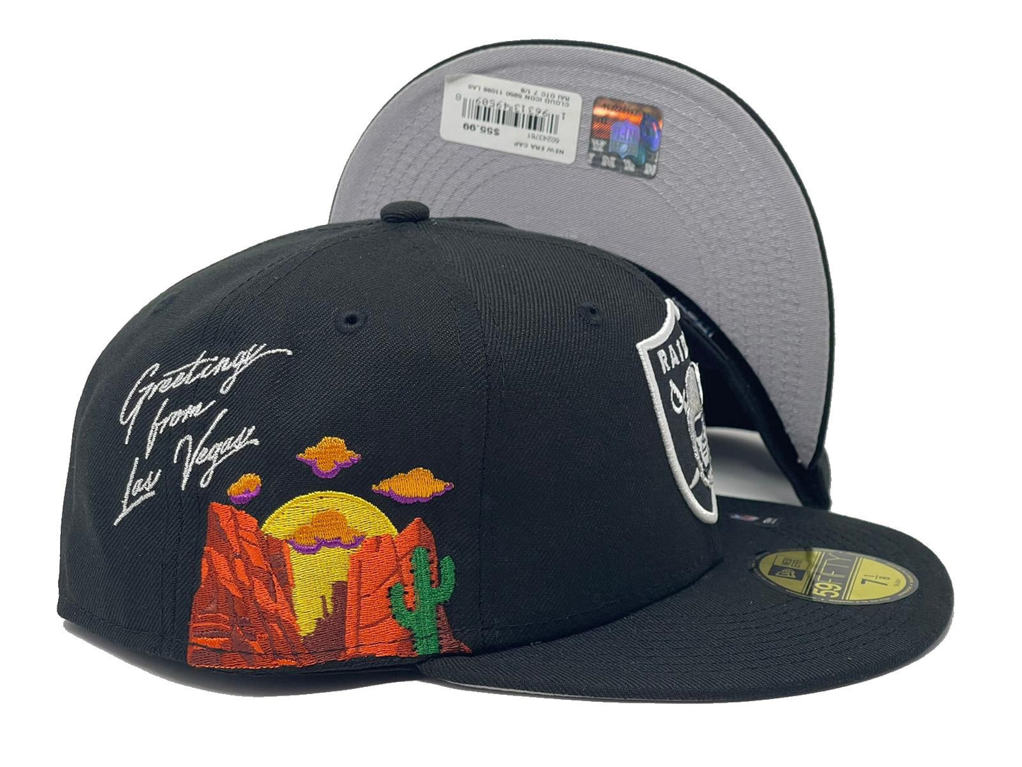 LAS VEGAS RAIDERS CLOUD ICON 5950 NEW ERA FITTED HAT