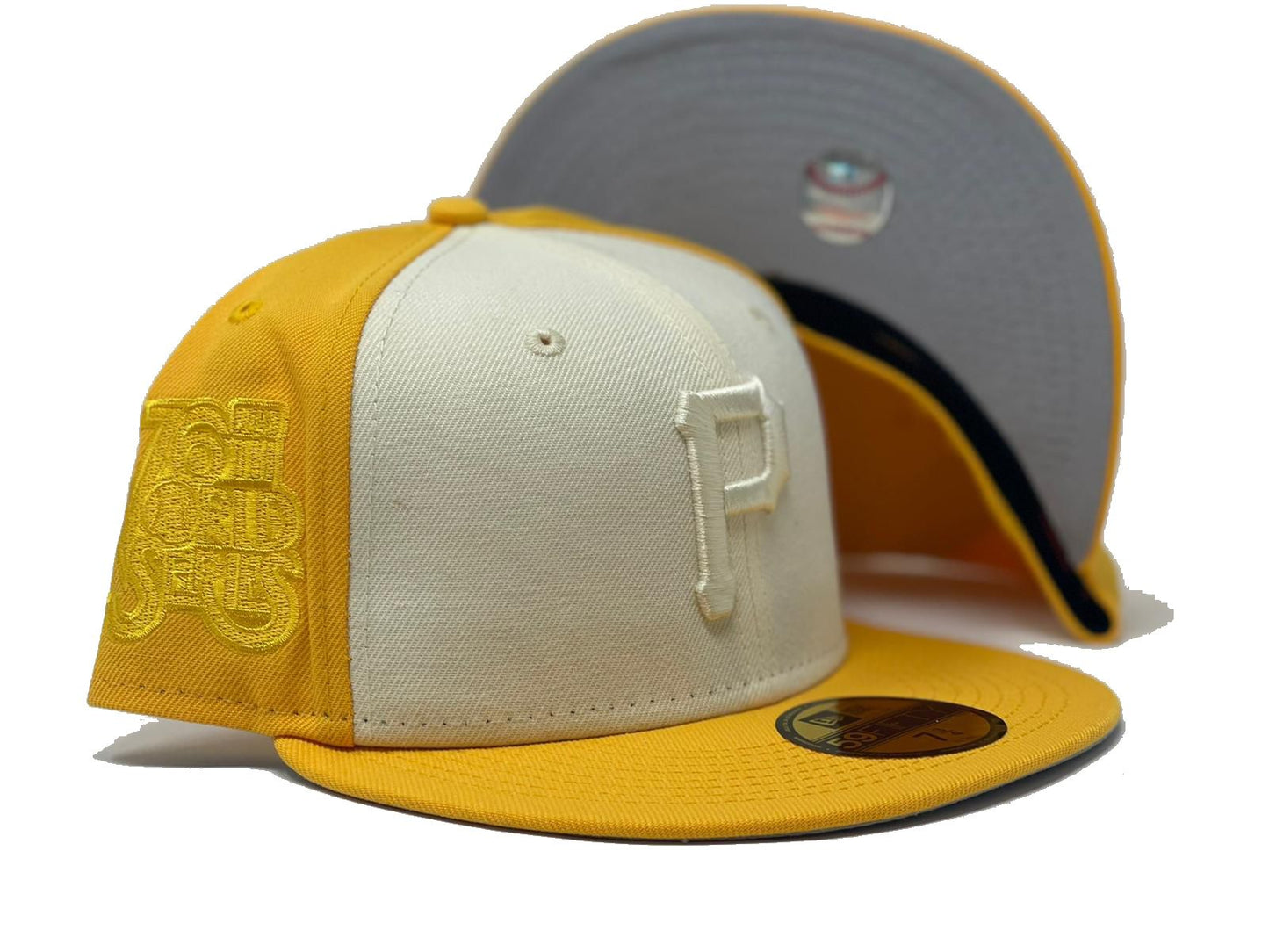 Pittsburgh Pirates 1979 World Series Gray Brim New Era Fitted Hats