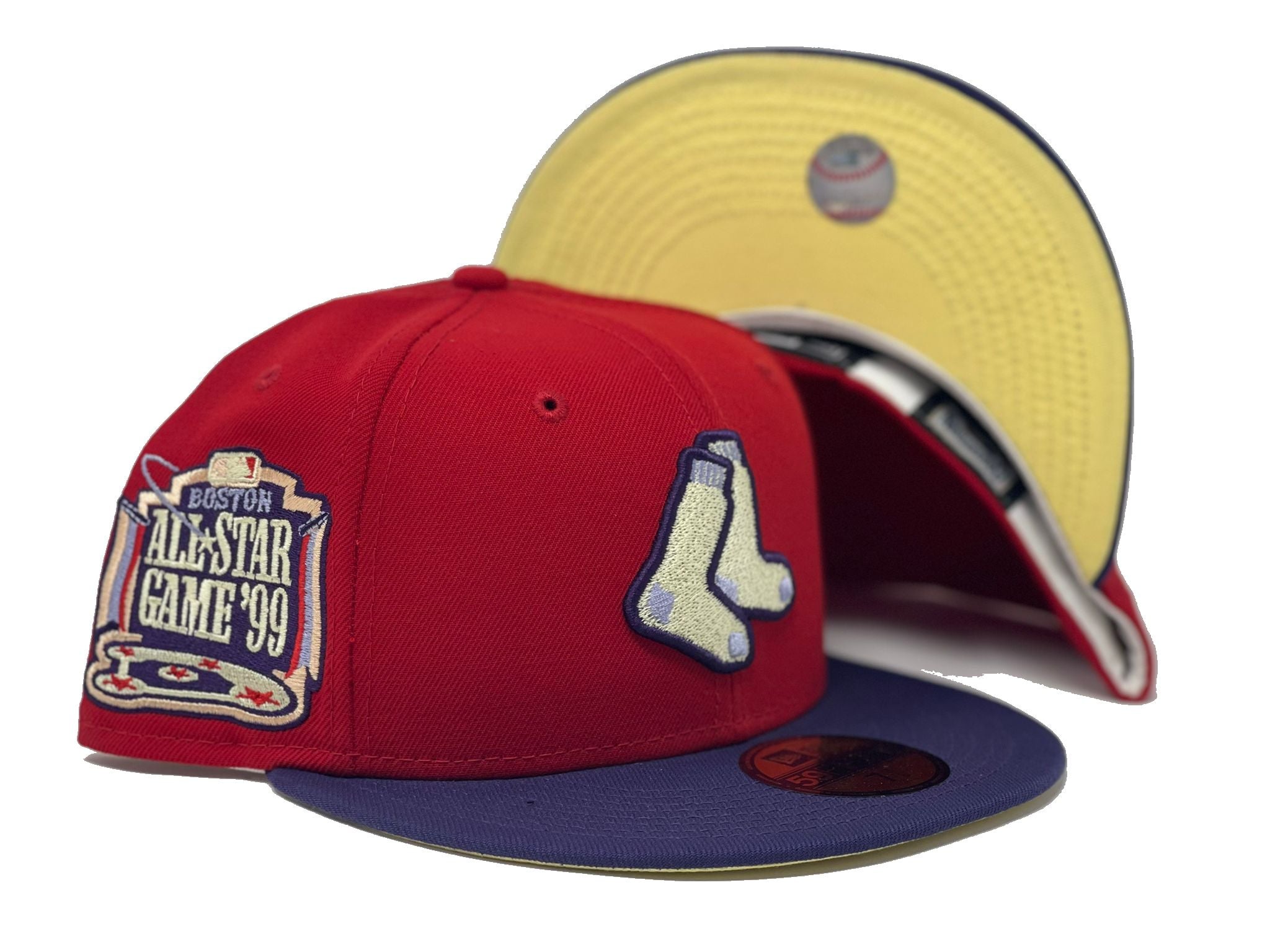 Official New Era Boston Red Sox MLB Tonal Pastel Soft Yellow