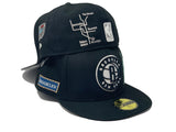 Black Brooklyn Nets NBA City Transit Collection By New Era Fitted