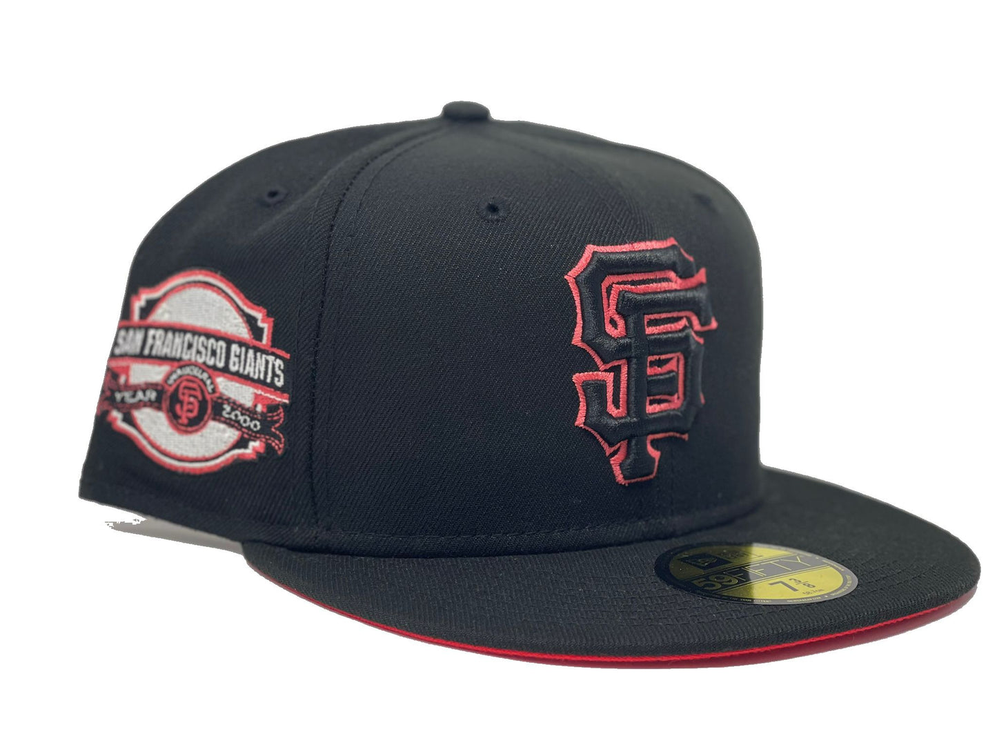 Black San Francisco Giants Custom New Era Fitted Hat