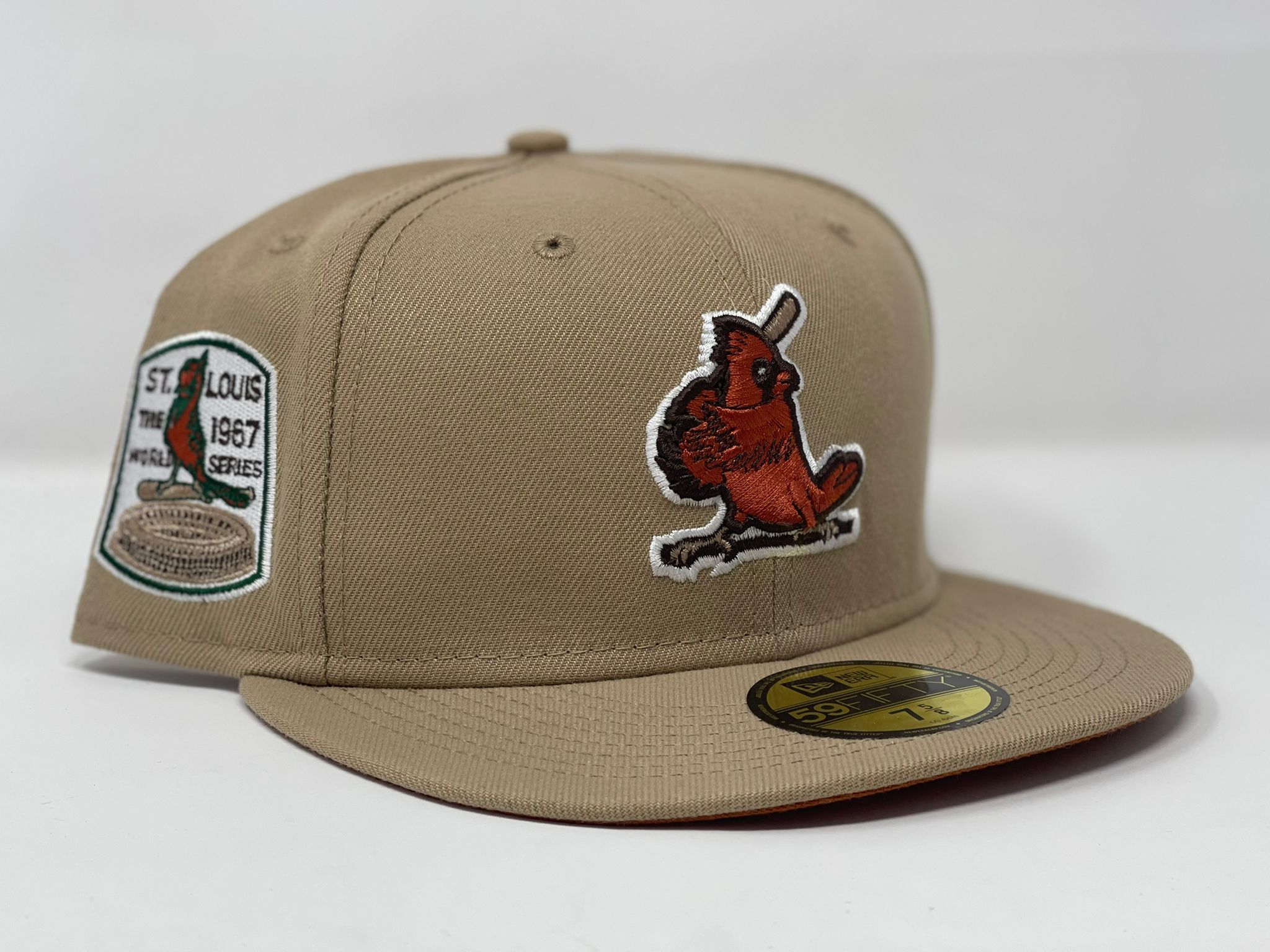 70699248] St. Louis Cardinals 67 WS Tan 59FIFTY Men's Fitted Hat