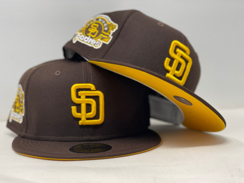Dark Brown San Diego Padres Custom 59fifty New Era Fitted Hat