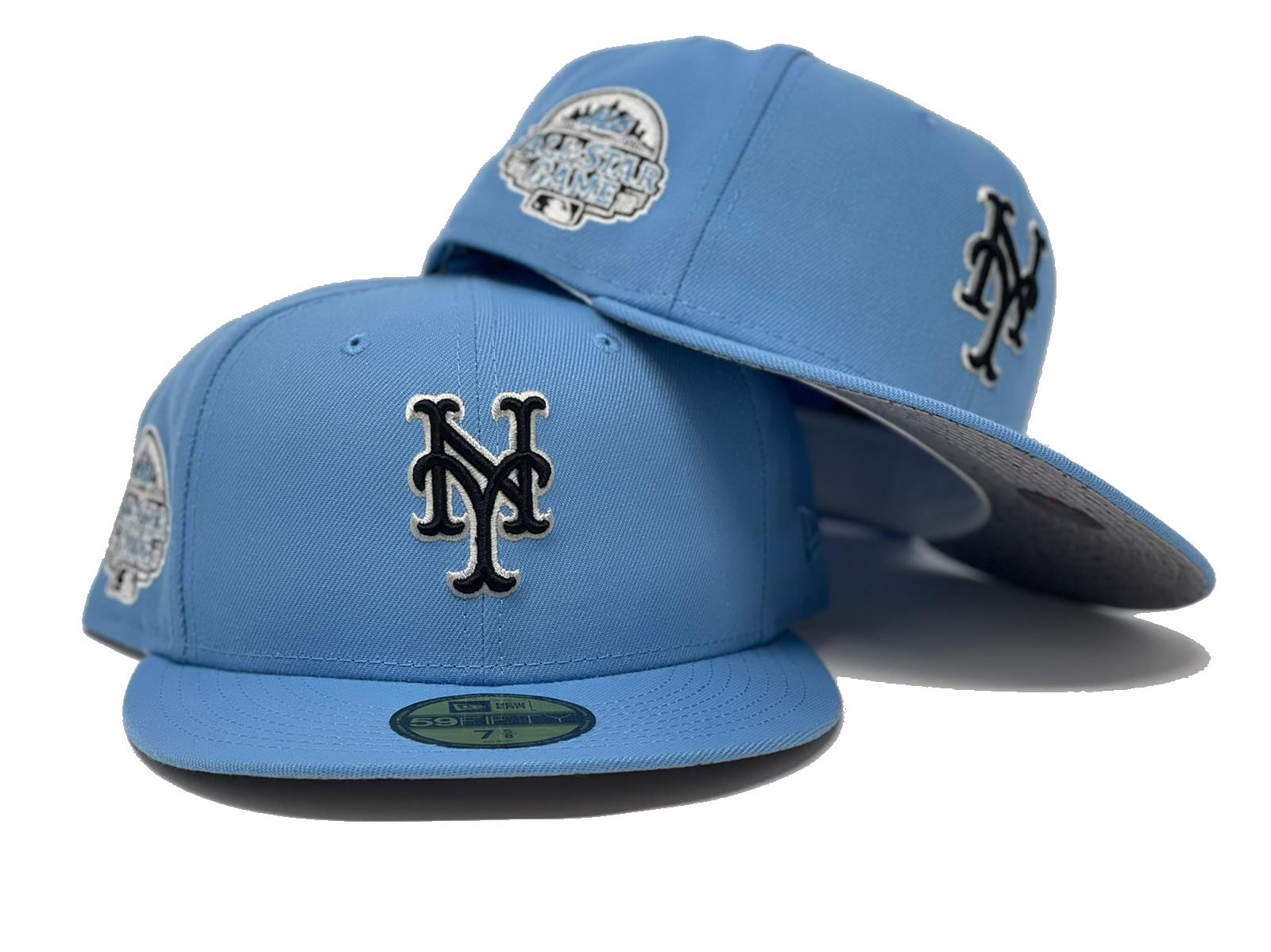  MLB New York Mets 2015 All Star Game On Field 59FIFTY Fitted  Cap, 6 7/8, Blue : Sports & Outdoors