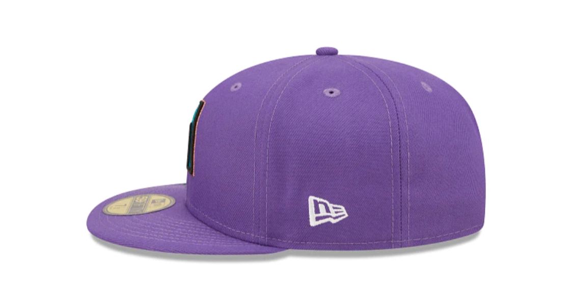 Arizona Diamondbacks New Era Blooming 59FIFTY Fitted Hat - Purple