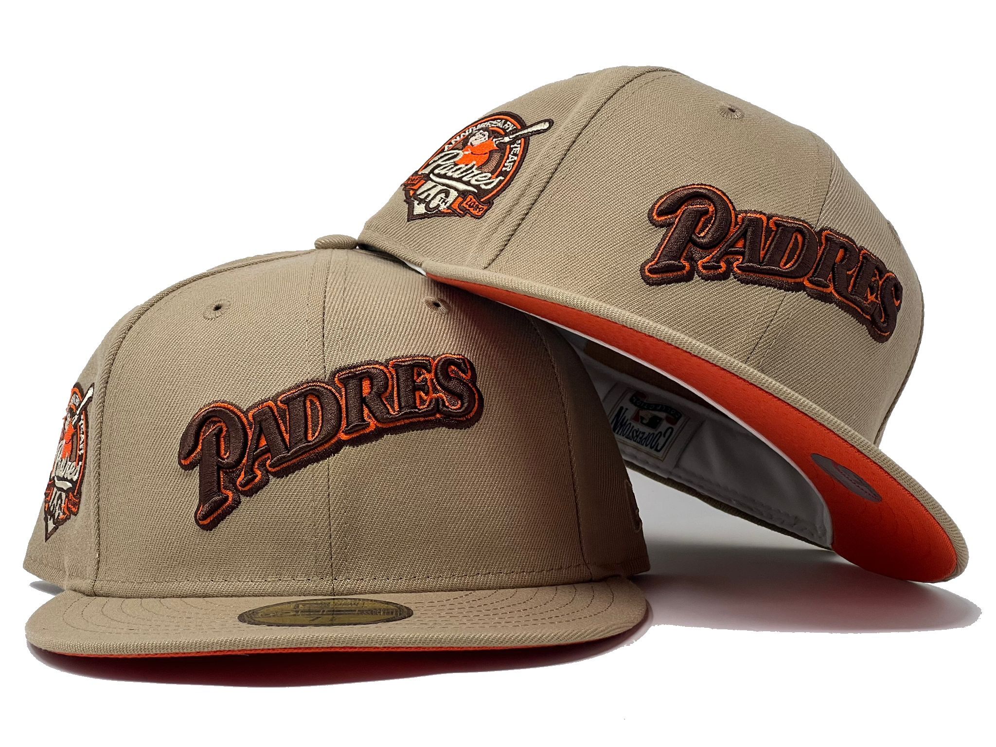 New Era 59FIFTY San Diego Padres Blue/Orange Fitted Hat 8