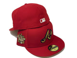 Red Atlanta Braves 2021 all star game 59fifty New Era Fitted Hat