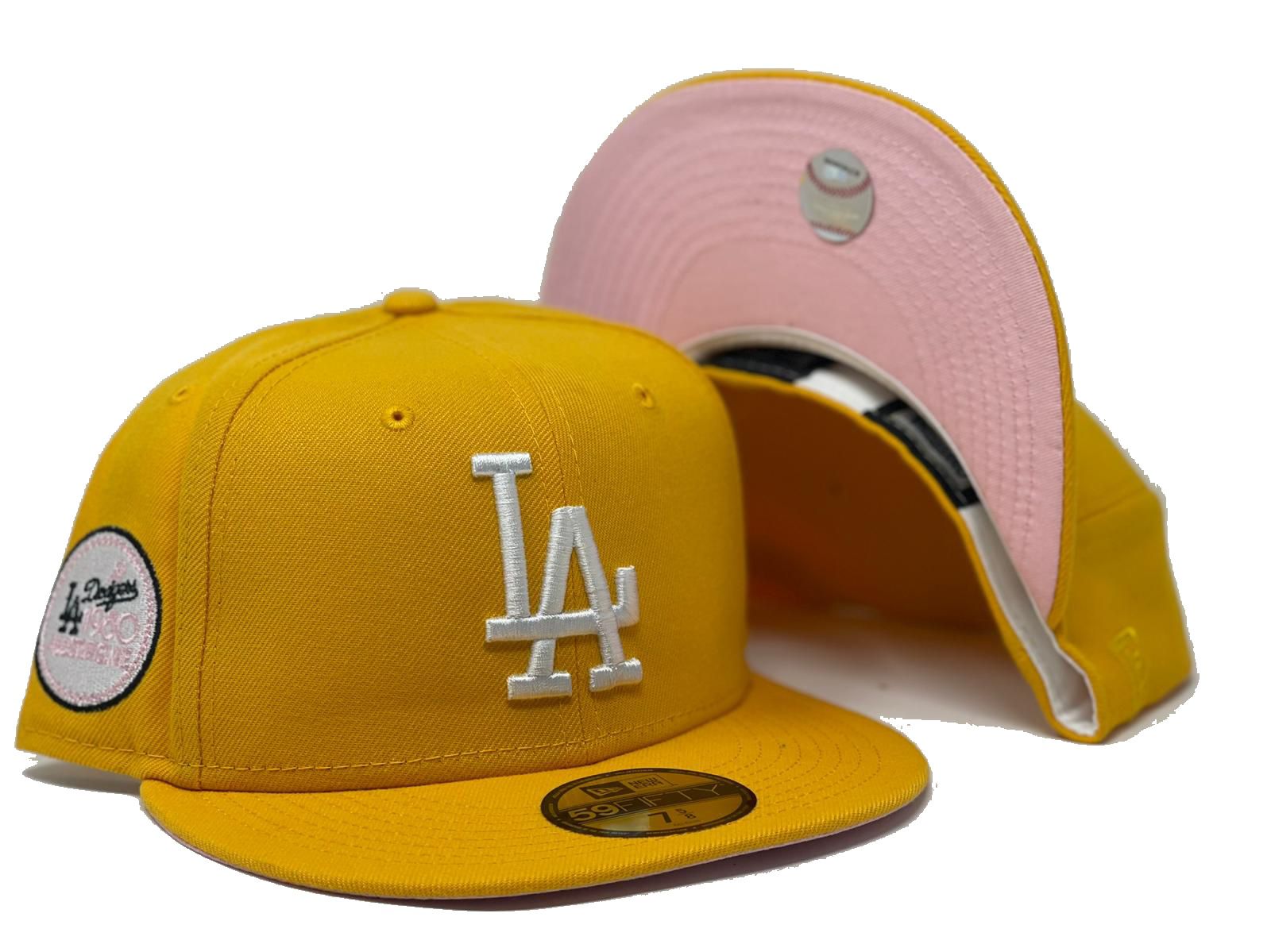 Los Angeles Dodgers New Era Fitted 59Fifty Spongebob Yellow 60th Hat C –  THE 4TH QUARTER