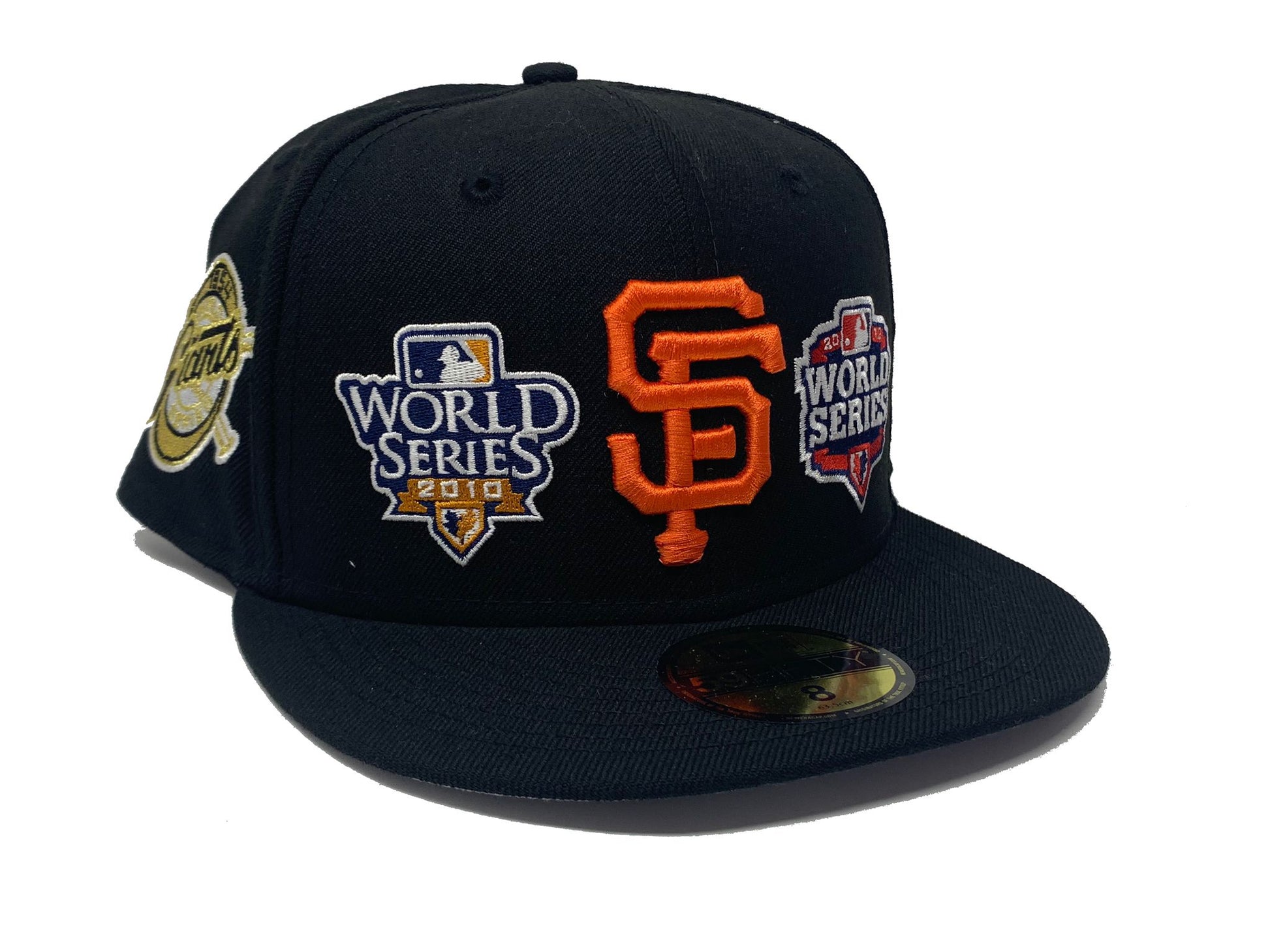 Black San Francisco Giants World Champions New Era Fitted Hat 