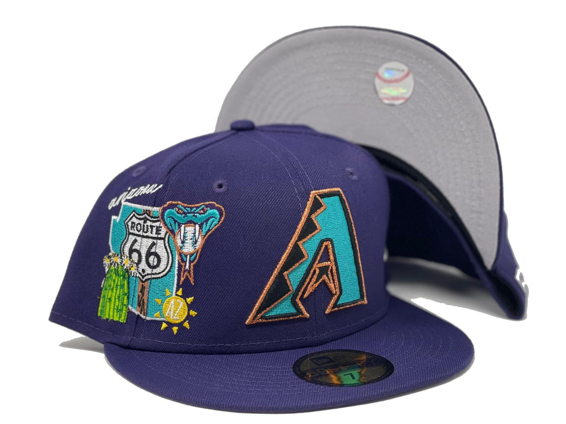 Purple Arizona Diamondbacks City Series New Era Fitted Hat