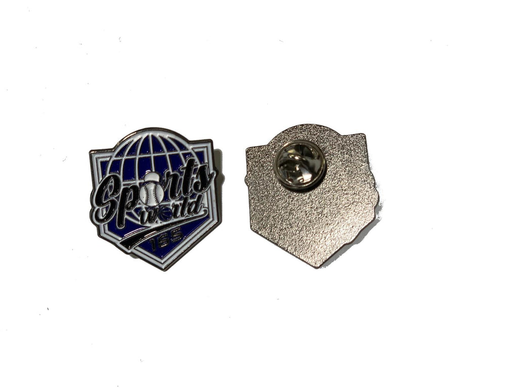 SPORTS WORLD 165 METAL PIN  BLACK/ ROYAL/ WHITE