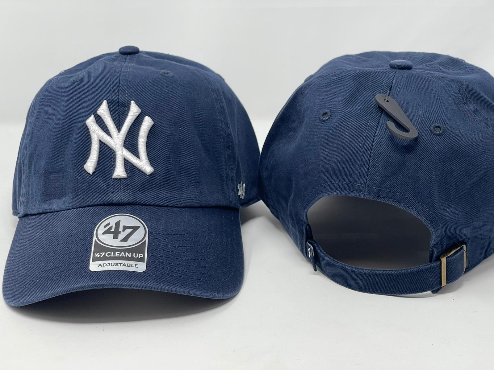 Men's '47 Navy New York Yankees Heritage Clean Up Adjustable Hat – Sports  World 165