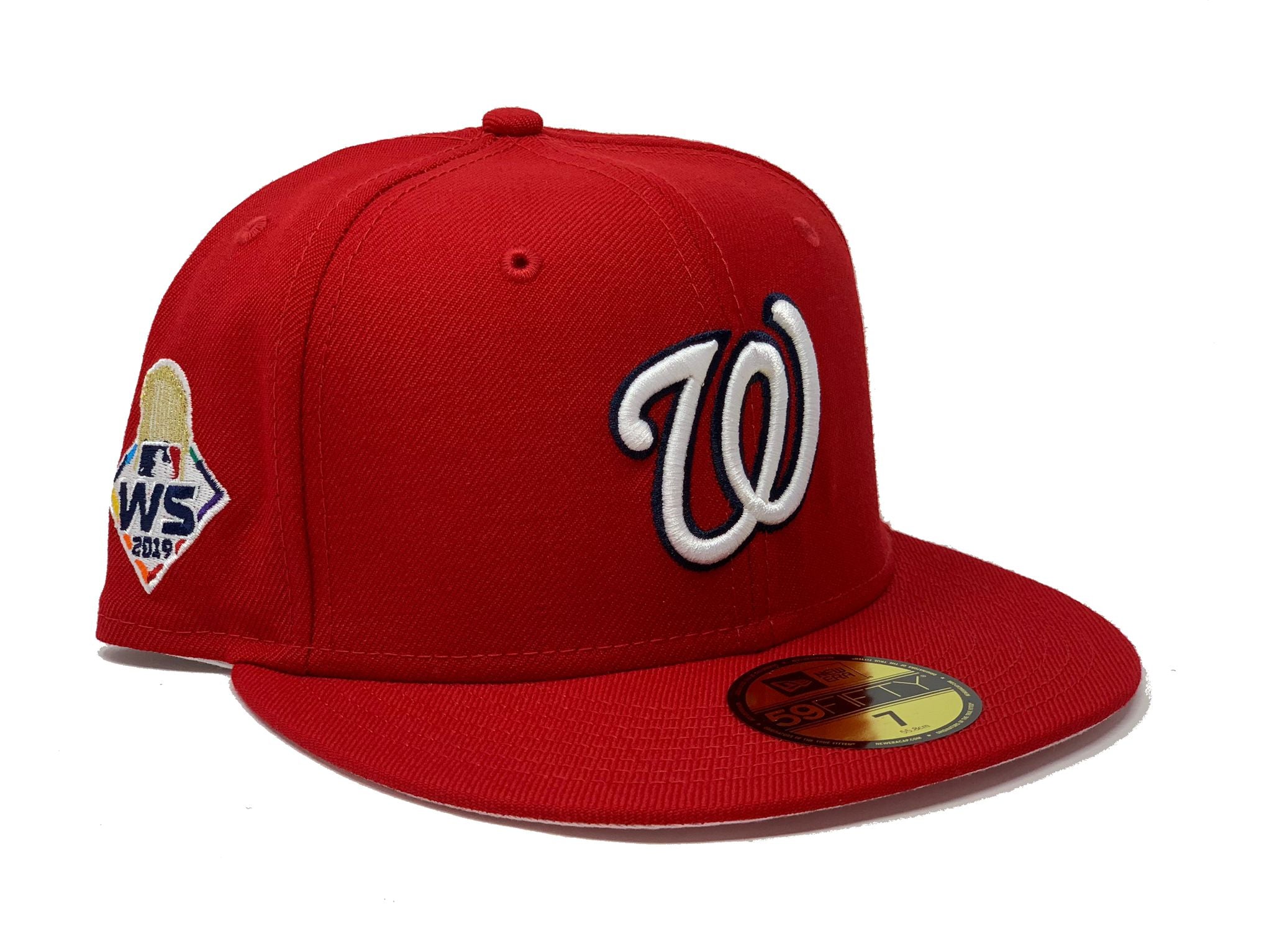 Washington Nationals New Era 2019 World Series Champions Count the Rings  59FIFTY Fitted Hat - Red