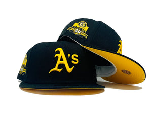 Black Oakland Athletics 40th Anniversary 59fifty New Era Fitted 