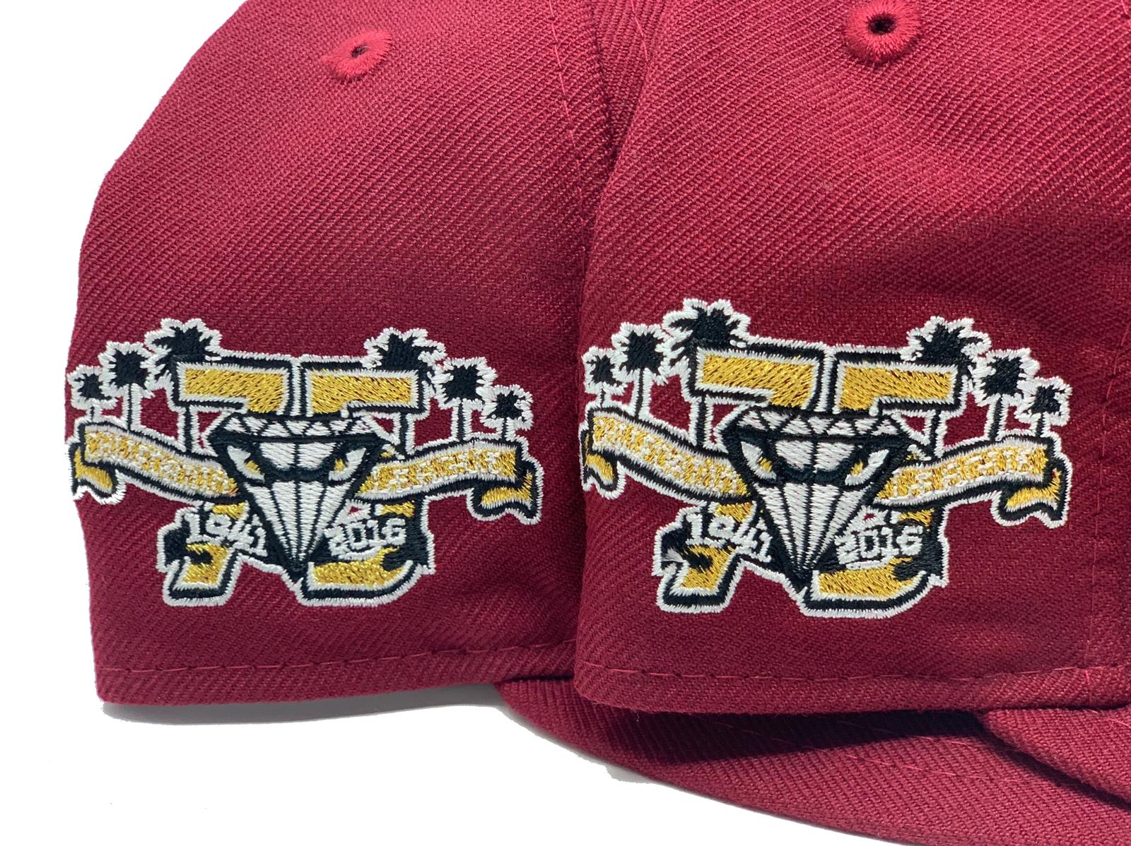 SALT LAKE BEES MINOR LEAGUE 20TH ANNIVERSARY PINK BRIM NEW ERA