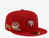 NEW ERA x JUST DON SAN FRANCISCO 49ERS NEW ERA FITTED HAT