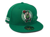 Kelly Green NBA City Transit Boston Celtics Custom New Era Fitted Hat
