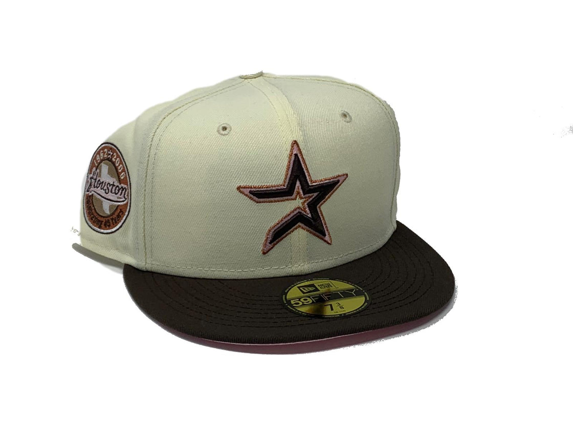 HOUSTON ASTROS 45TH ANNIVERSARY PINK BRIM NEW ERA FITTED HAT