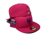 Pink New York Mets Shea Stadium Final Season New Era Fitted Hat