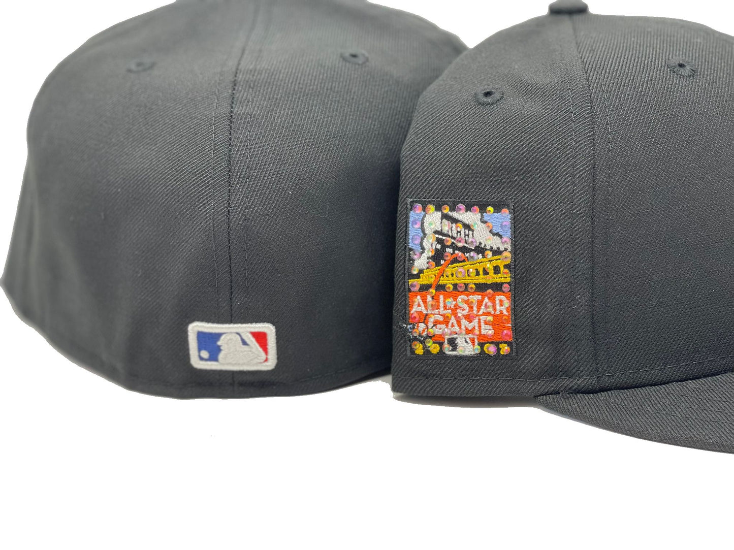 Black San Francisco Giants Rhinestones 2007 All Star Game Fitted Hat