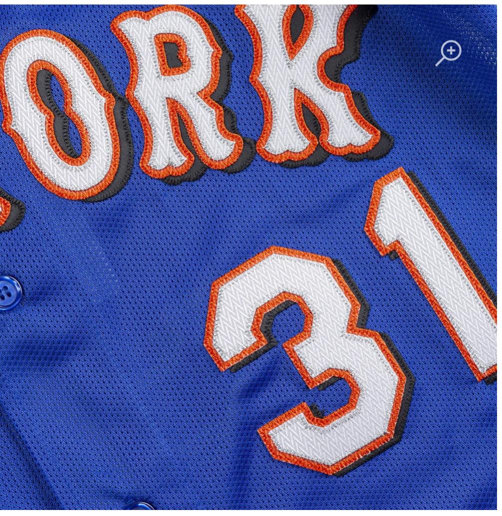 Authentic Mike Piazza New York Mets 1999 Button Front Jersey