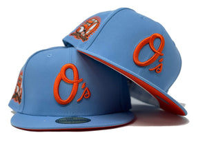 Sky Blue Baltimore Orioles Custom New Era 59Fifty Fitted Hat – Sports World  165