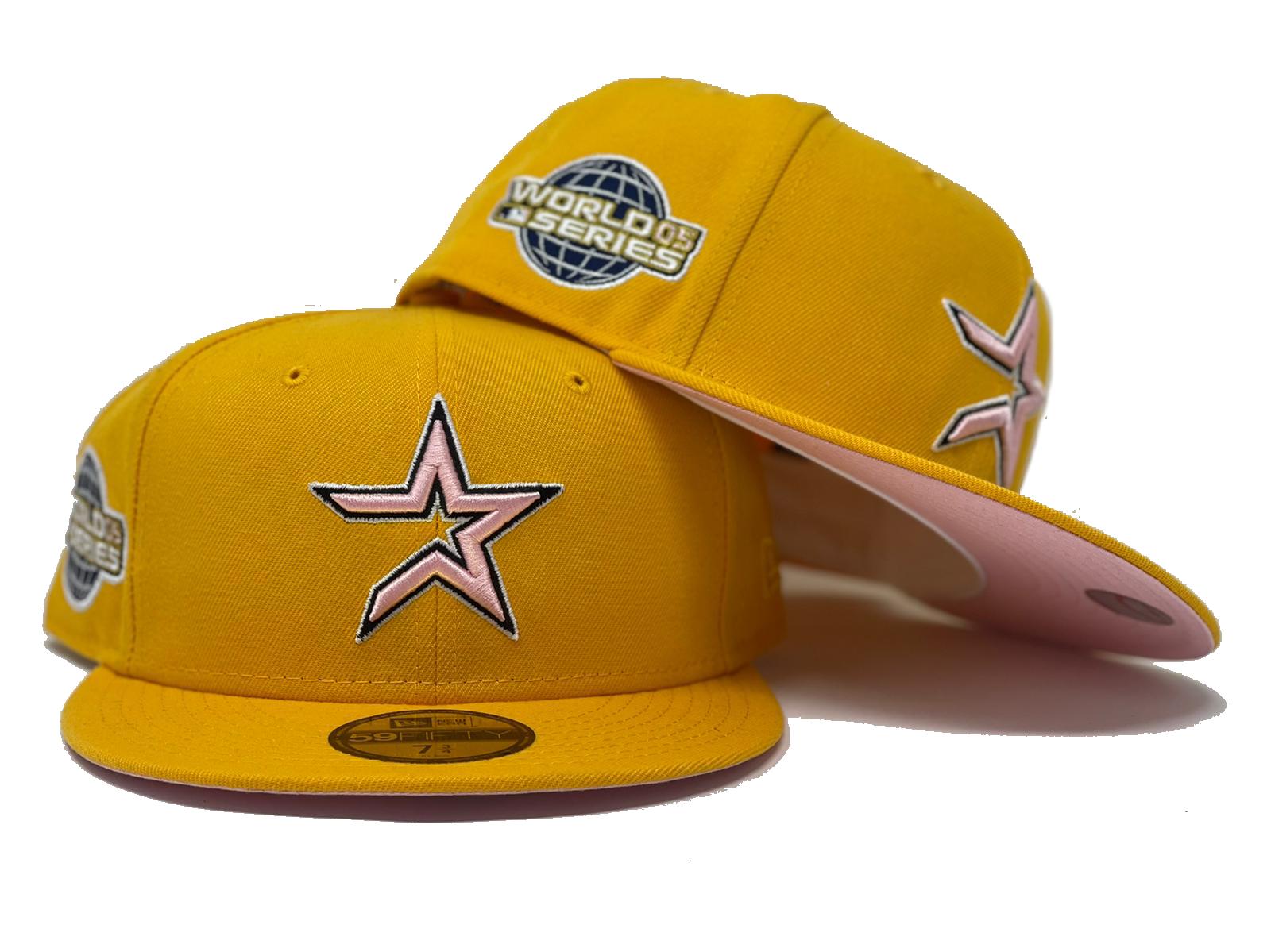 Lids Houston Astros New Era Empire 59FIFTY Fitted Hat - Royal/Yellow