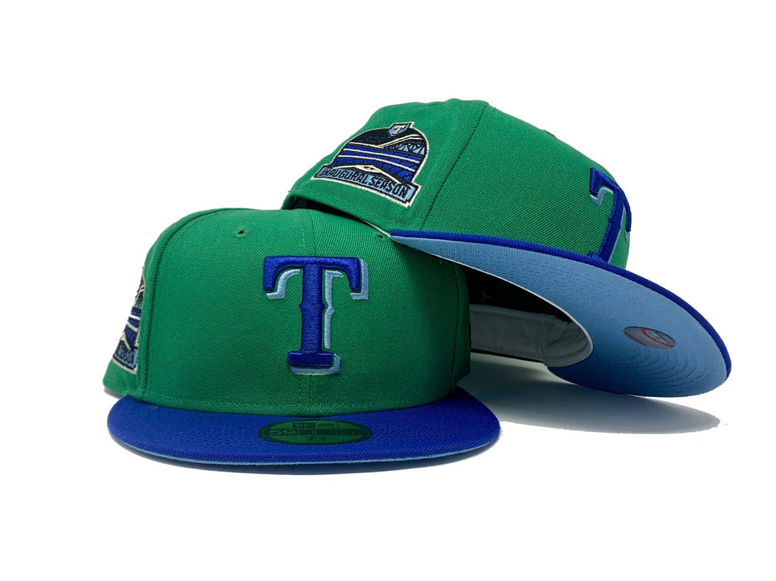 Texas Rangers Inaugural Season Save The Planet Fitted Hat