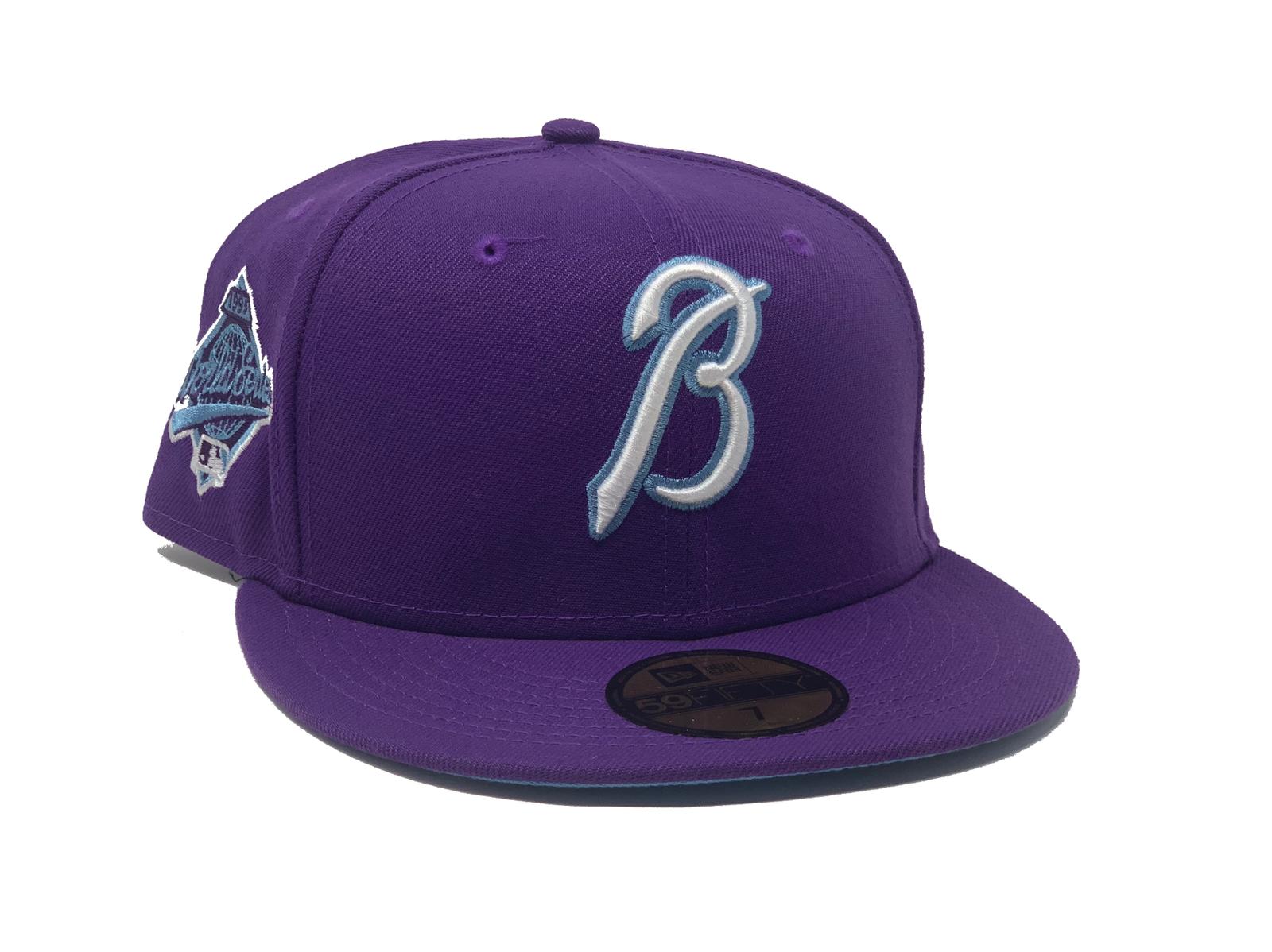 Atlanta Braves New Era 1995 World Series Fashion Color Undervisor 59FIFTY  Fitted Hat - Purple
