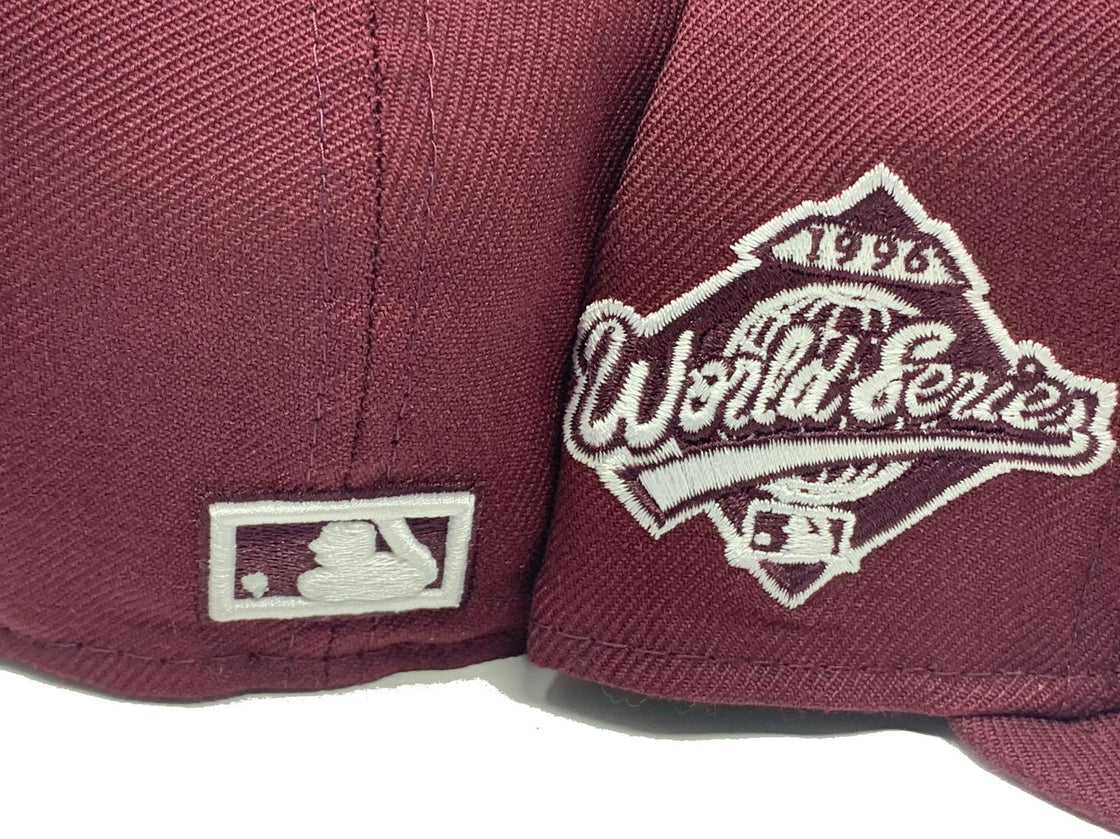 Dark Maroon New York Yankees 1996 World Series New Era Fitted Hat