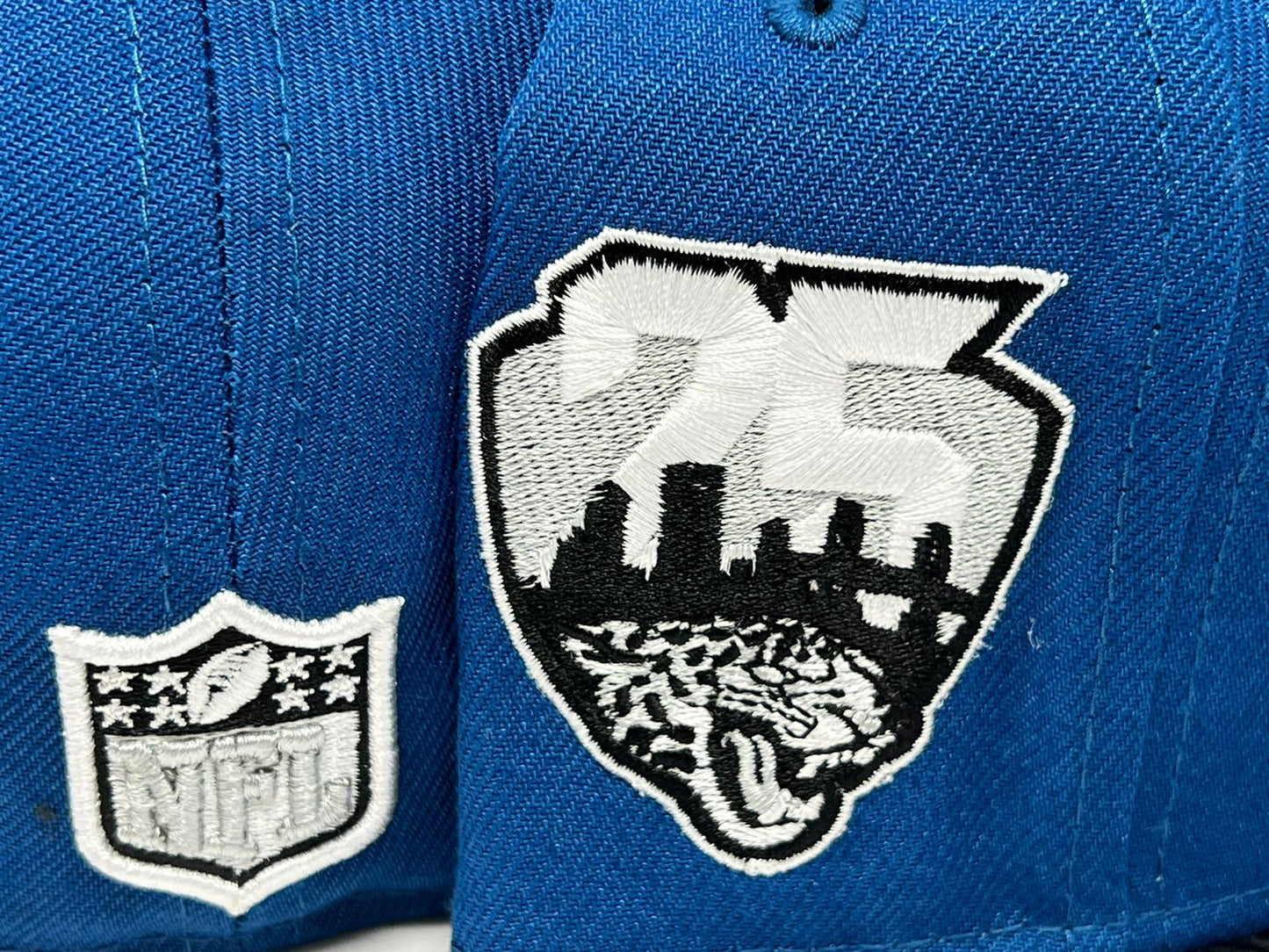 Jacksonville Jaguars 25th Anniversary "NFL COLLECTION" Gray Brim New Era Fitted Hat