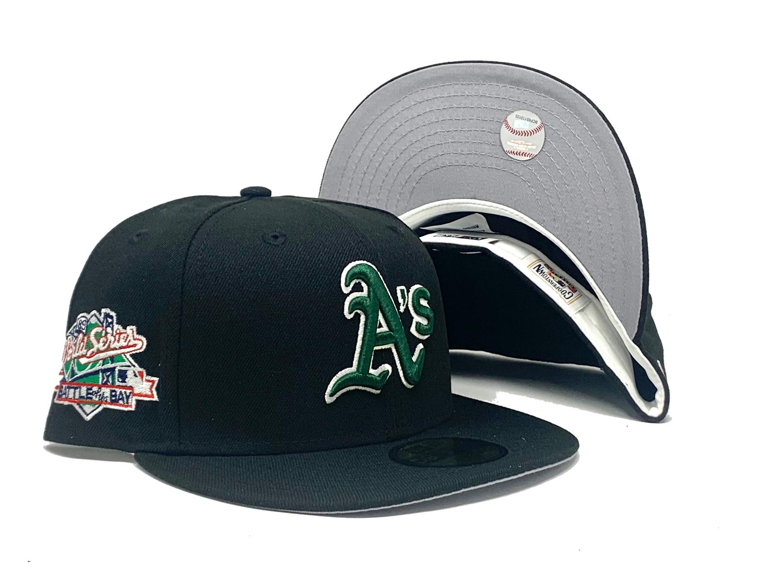 Oakland Athletics 1989 World Series Gray Brim New Era Fitted Hat – Sports  World 165