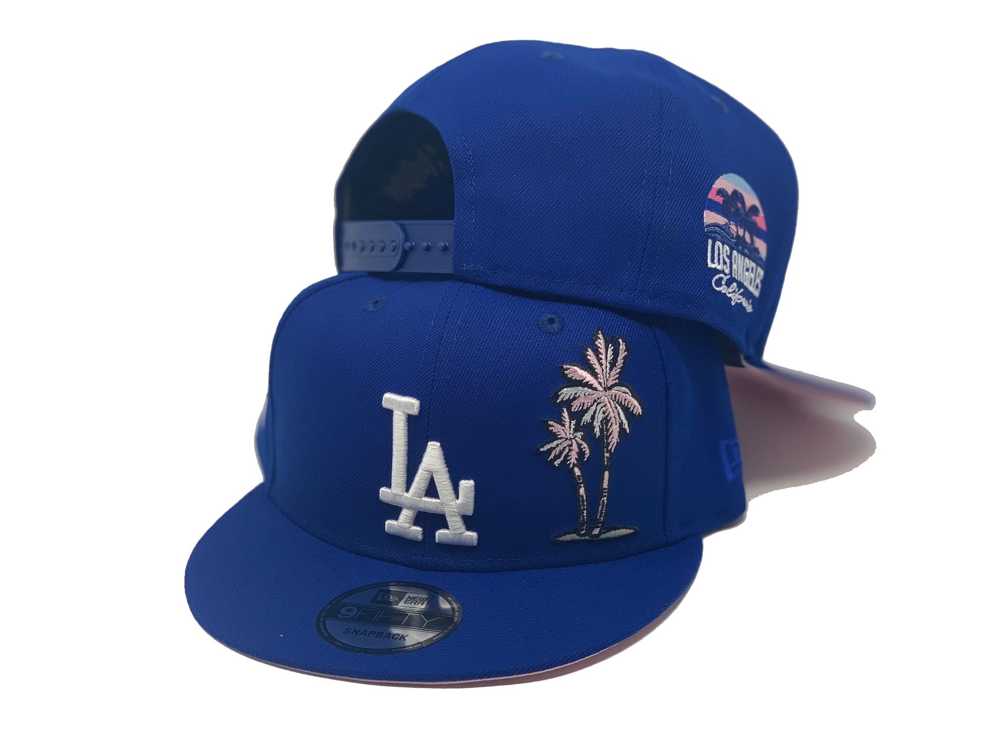 Light Royal Los Angeles Dodgers Palm Tree custom New Era Fitted Hat –  Sports World 165