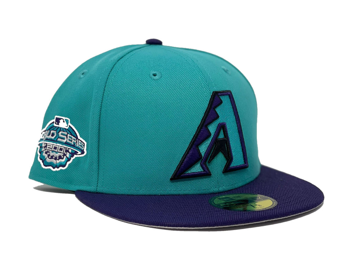 Teal Arizona Diamondbacks 2001 World Series New Era Fitted Hat