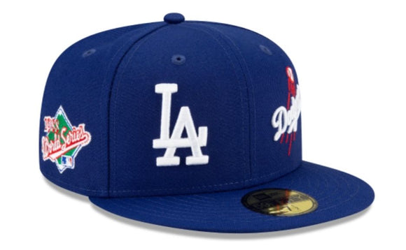 Royal Blue Los Angeles Dodgers Patch Pride 59FIFTY New Era Fitted Hat