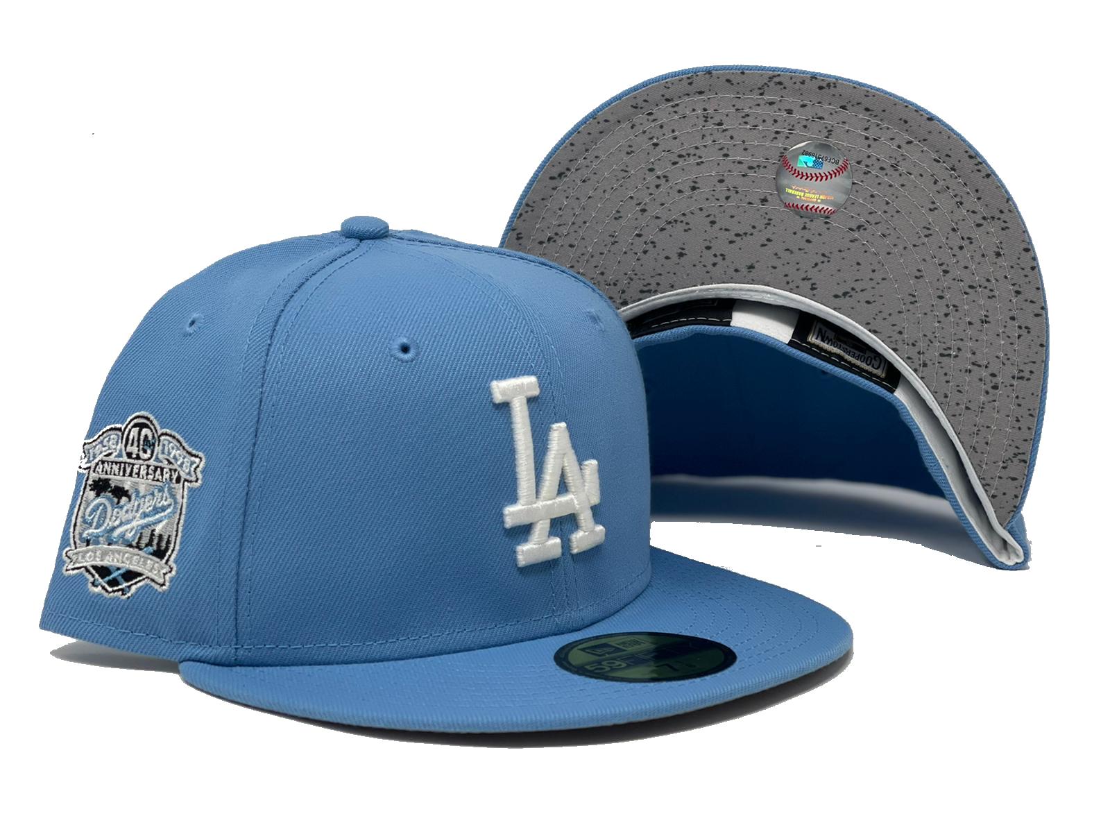Hat Club X Jae Tips Exclusive Los Angeles Dodgers Infrared Icy Blue Size 7  1/4