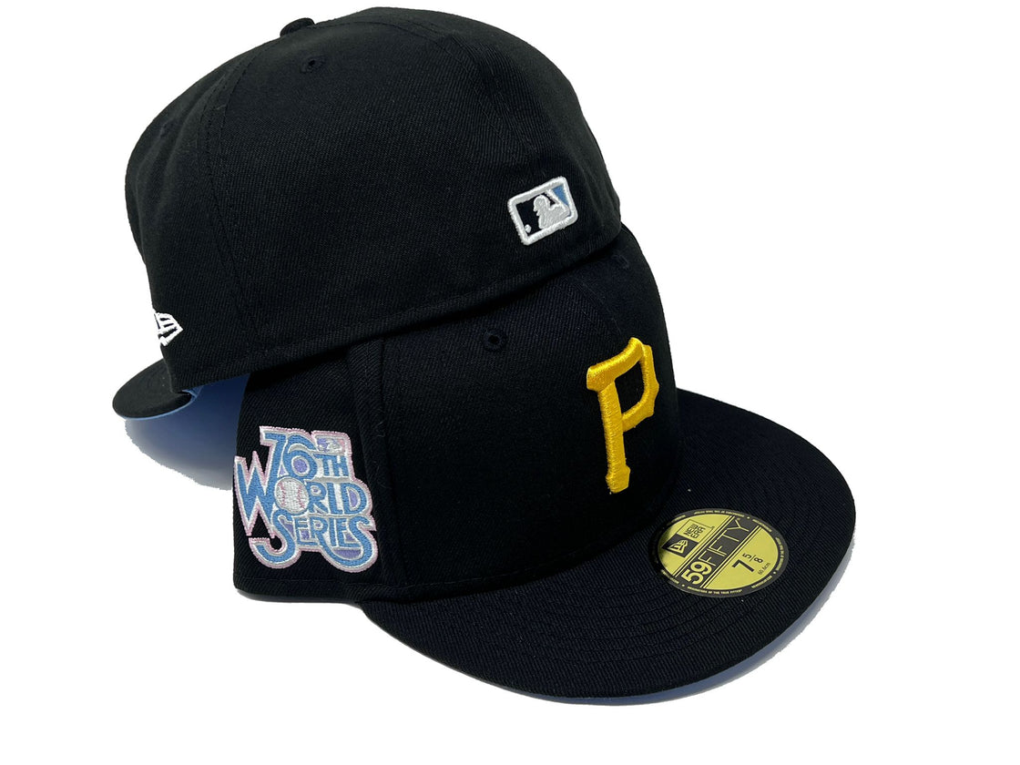 PITTSBURGH PIRATES 1979 WORLD SERIES POP SWEAT ICY BRIM NEW ERA FITTED HAT