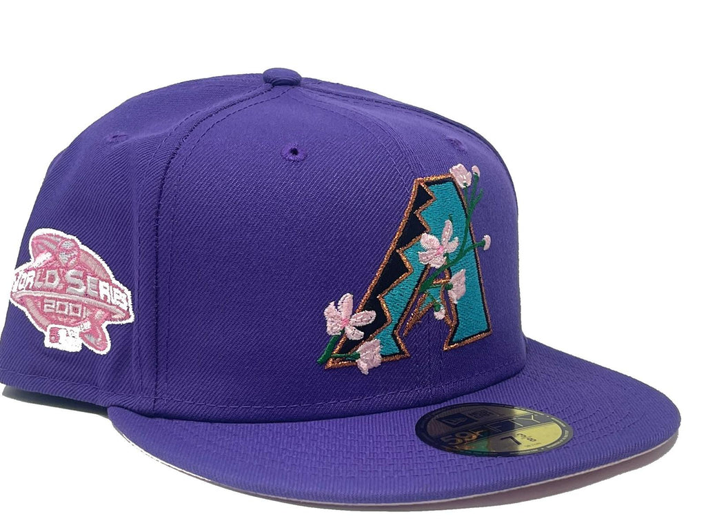 Arizona Diamondbacks 2001 World Series Side Patch Bloom 59Fifty New Era Fitted hat