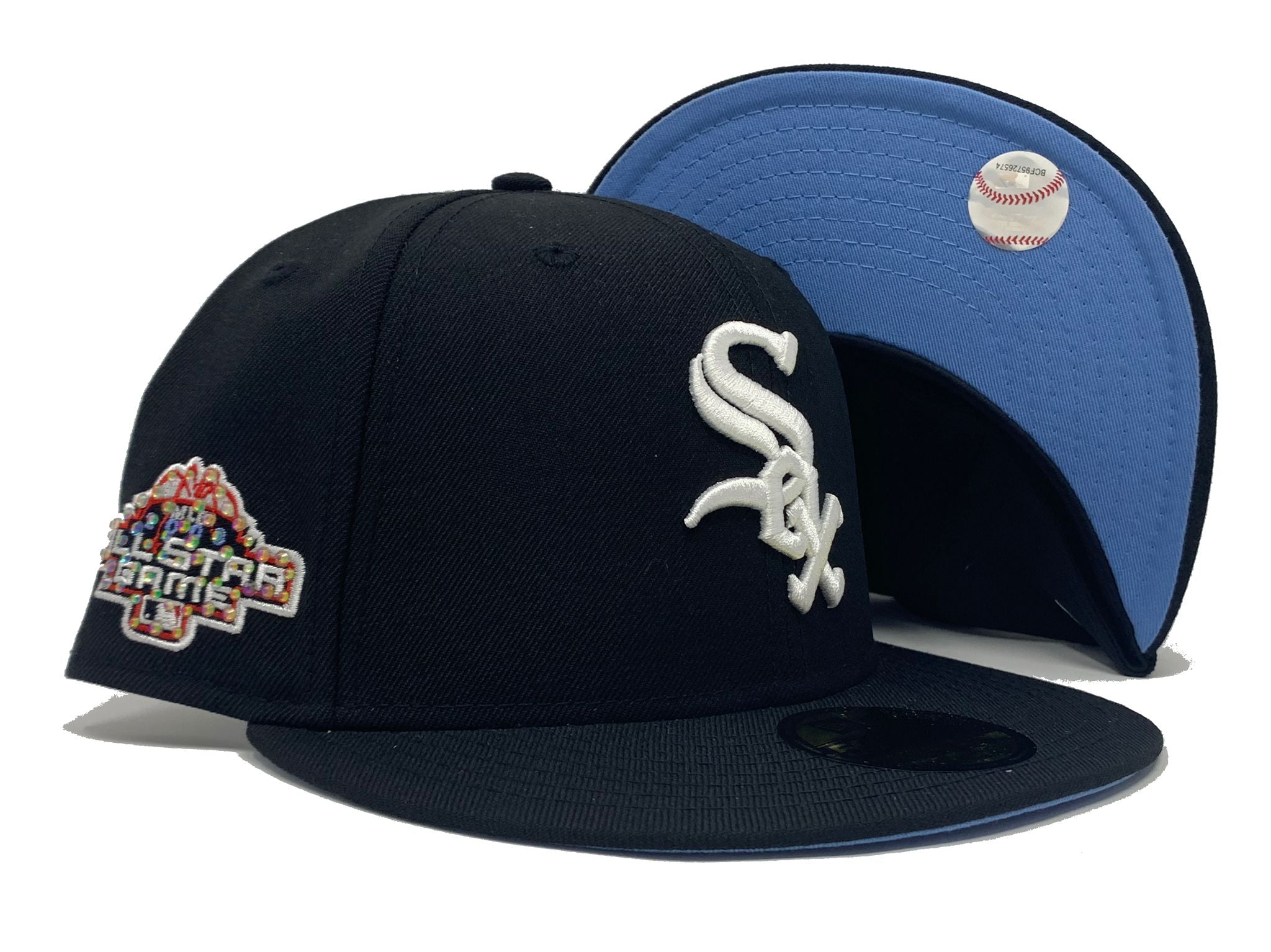 Chicago White Sox New Era 2003 All Star Game Team Color 59FIFTY Fitted Hat  - Black