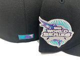 FLORIDA MARLIN 2003 WORLD CHAMPIONS BLACK PINK BRIM NEW ERA FITTED HAT