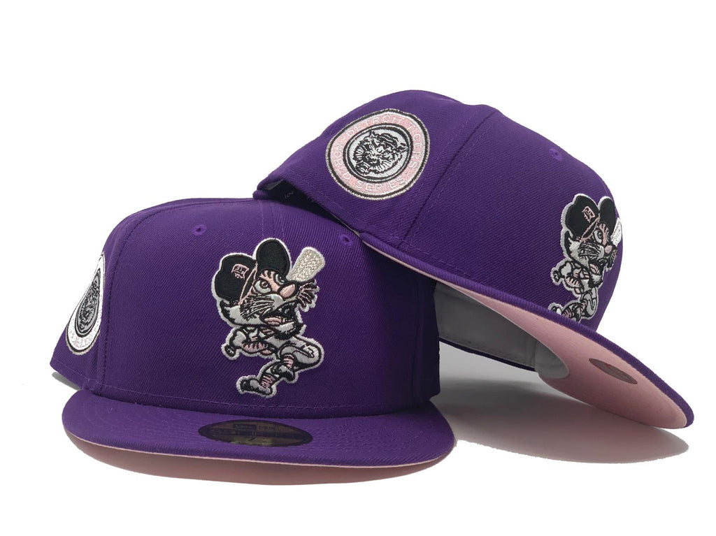 Purple Detroit Tigers 1968 World Series Custom New Era Fitted Hat