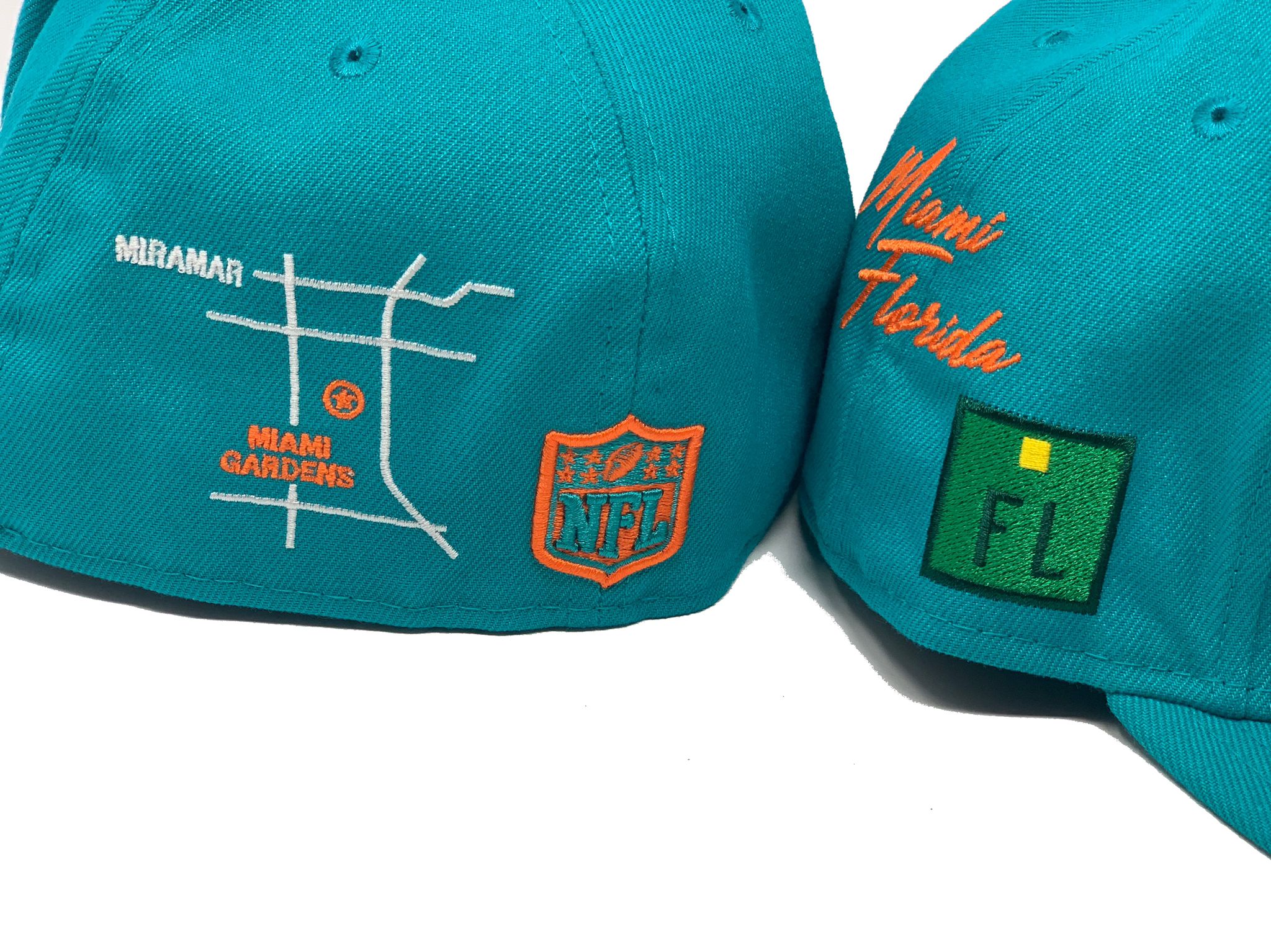 New Era Miami Dolphins City Transit 59FIFTY Fitted Turquoise