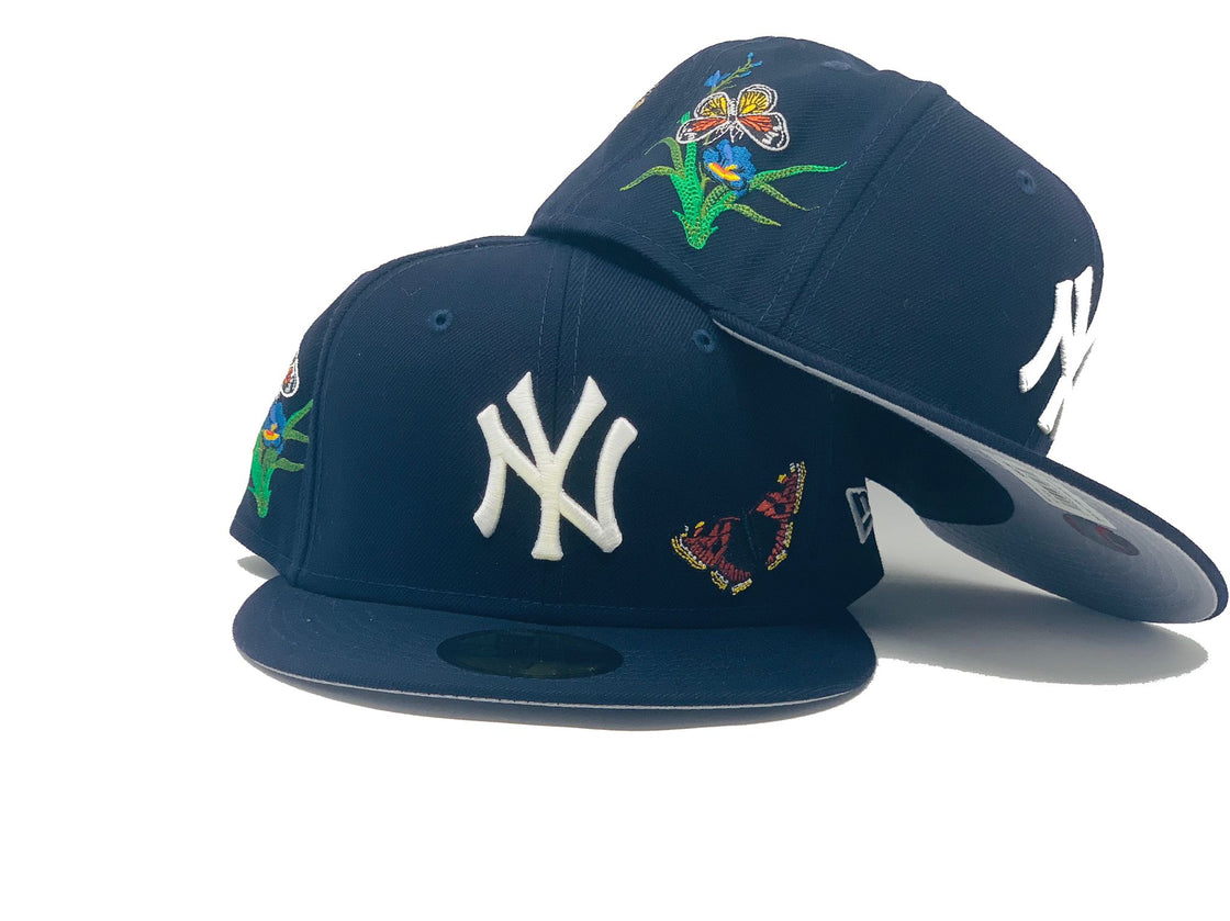 FELT * NEW YORK YANKEES NAVY 59FIFTY NEW ERA FITTED HAT