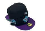 Black Toronto Blue Jays 25th Anniversary Galaxy Collection Fitted